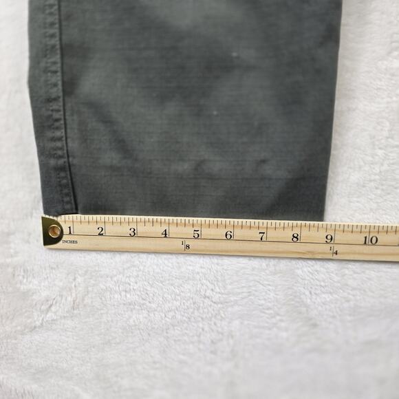 Vintage First Class Green Cargo Ripstop Pants Mens Size 38 R Regular 34x31 - Picture 12 of 12